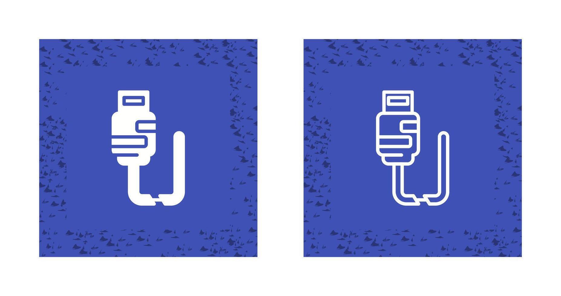 Broken Cable Vector Icon
