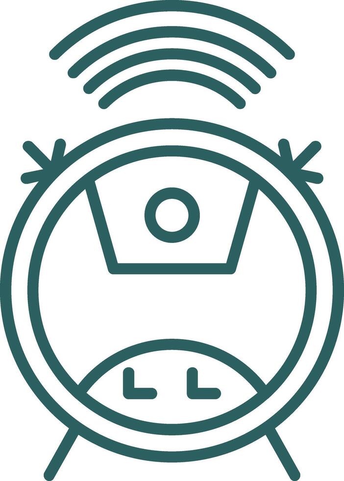Wifi Line Gradient Icon vector