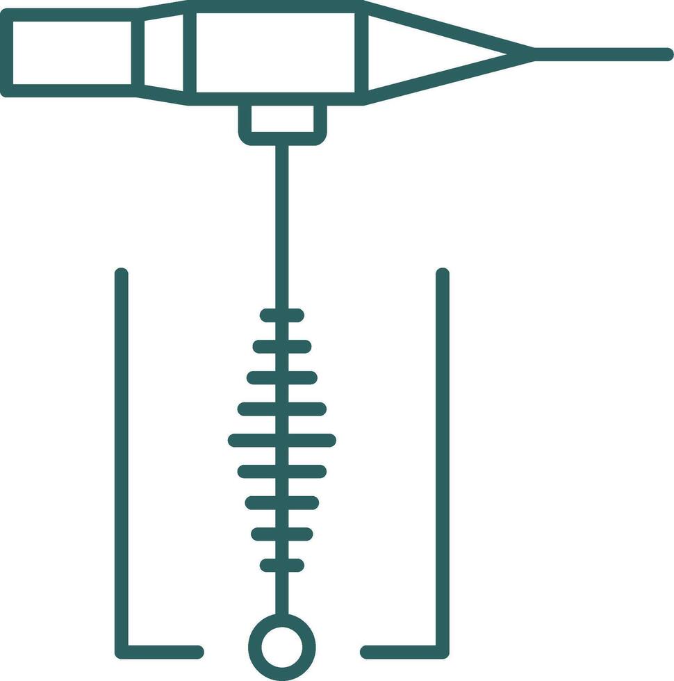 Welding Line Gradient Icon vector