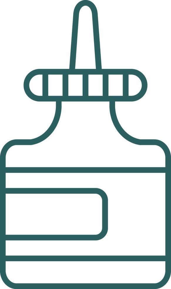 Glue Line Gradient Icon vector