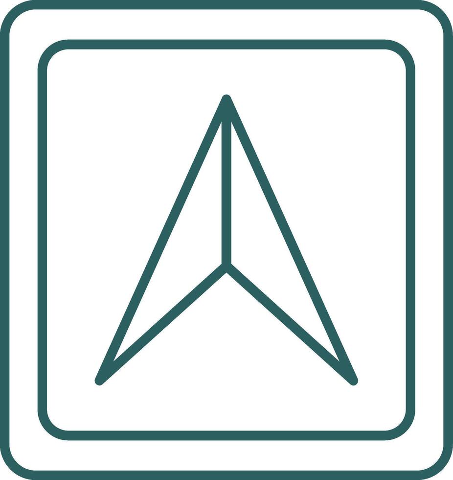 Cursor Line Gradient Icon vector