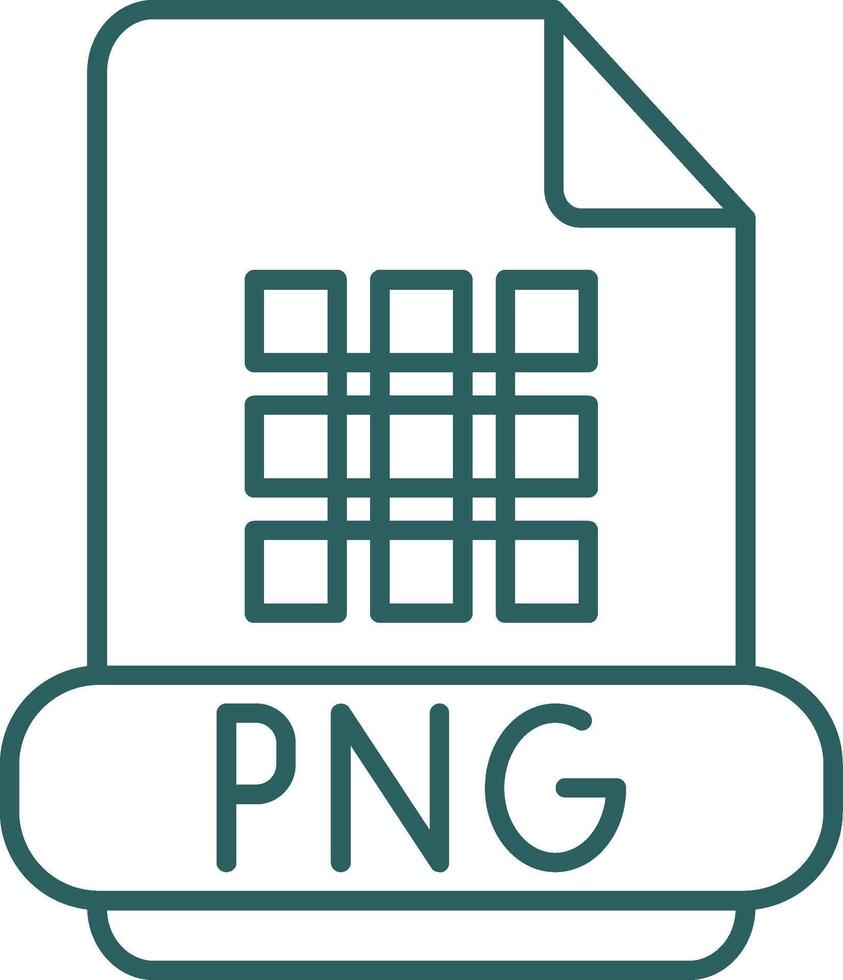 Png Line Gradient Icon vector