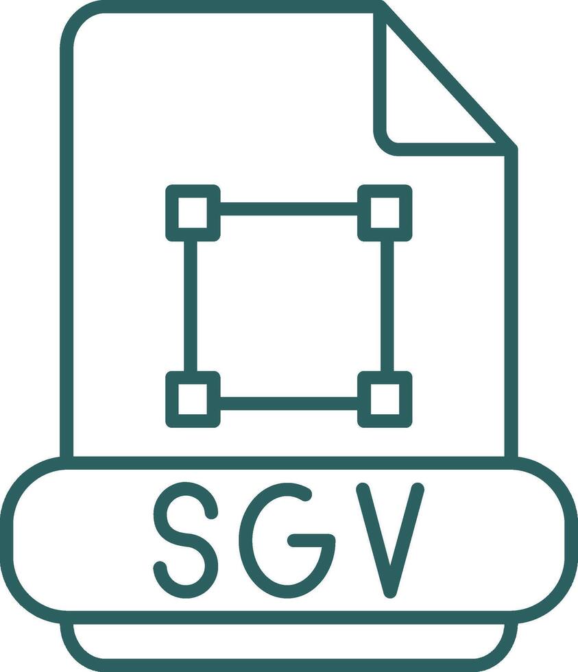 icono de degradado de línea svg vector