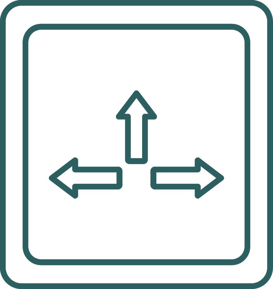 Resize Line Gradient Icon vector