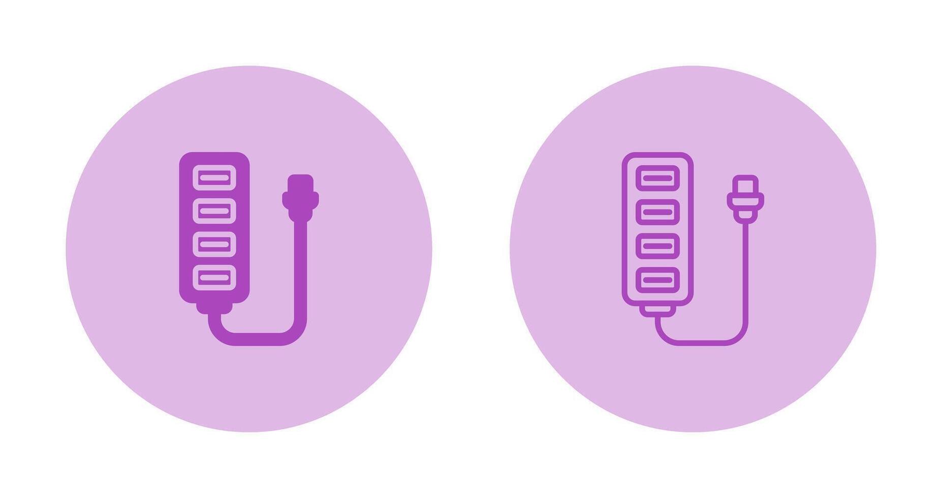 USB Hub Vector Icon