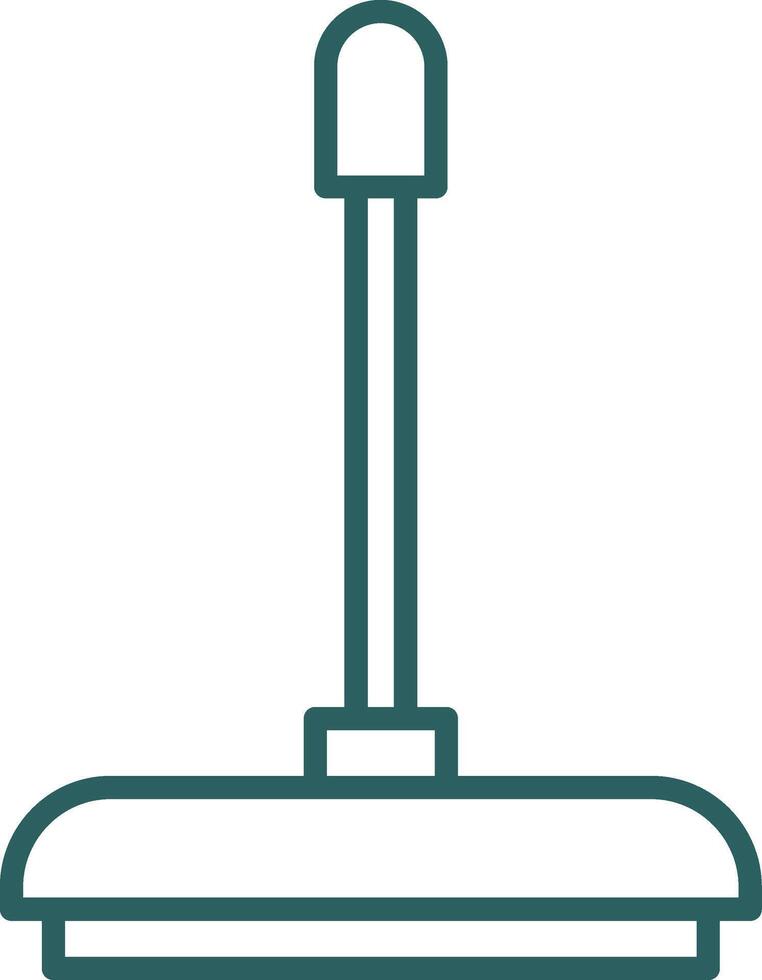 Floor Wiper Line Gradient Icon vector