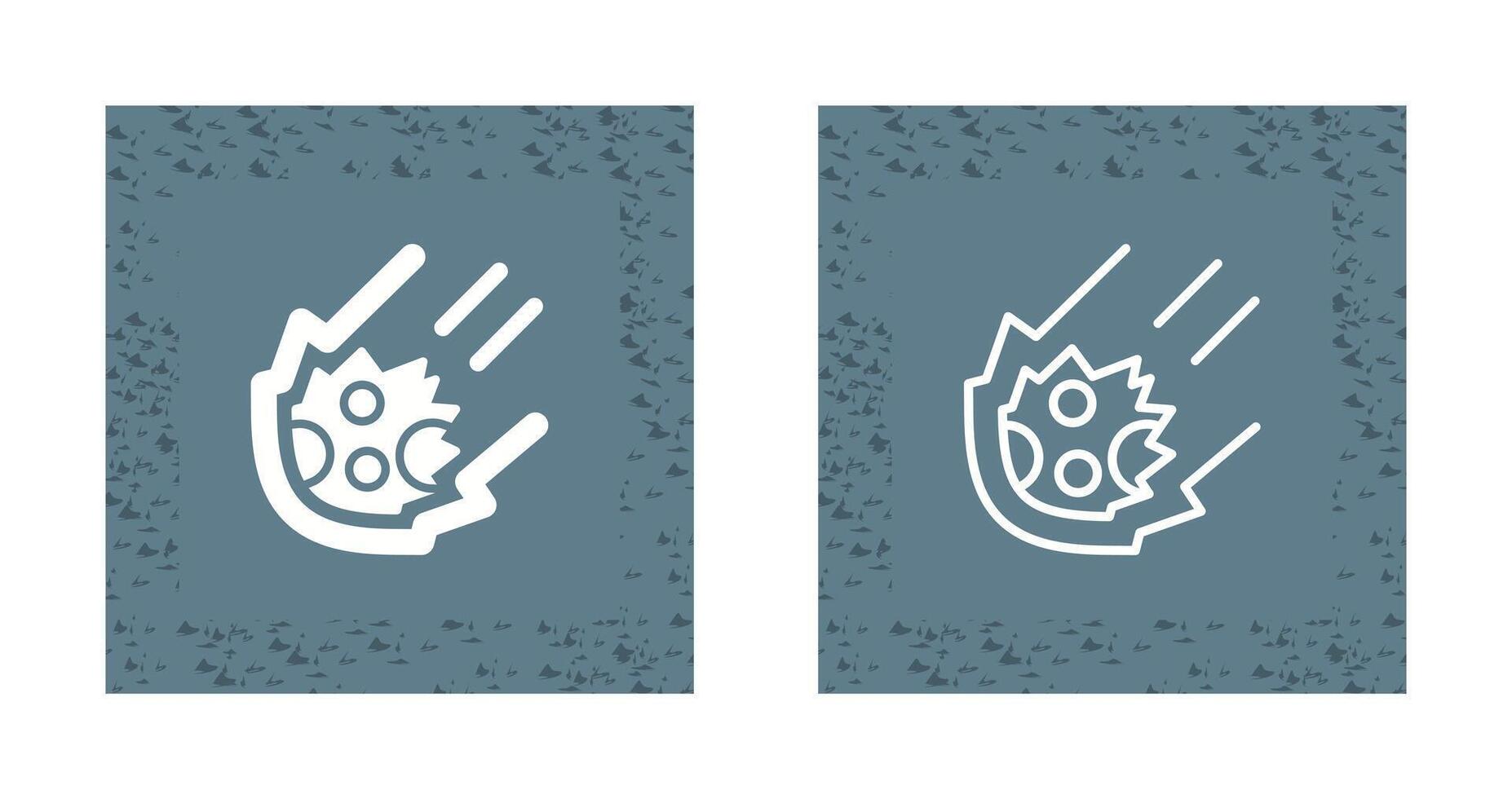Meteor Vector Icon