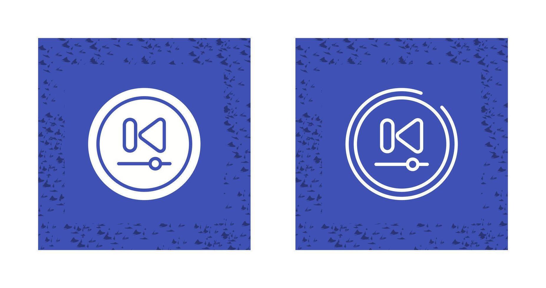Video Previous Track Butto Vector Icon