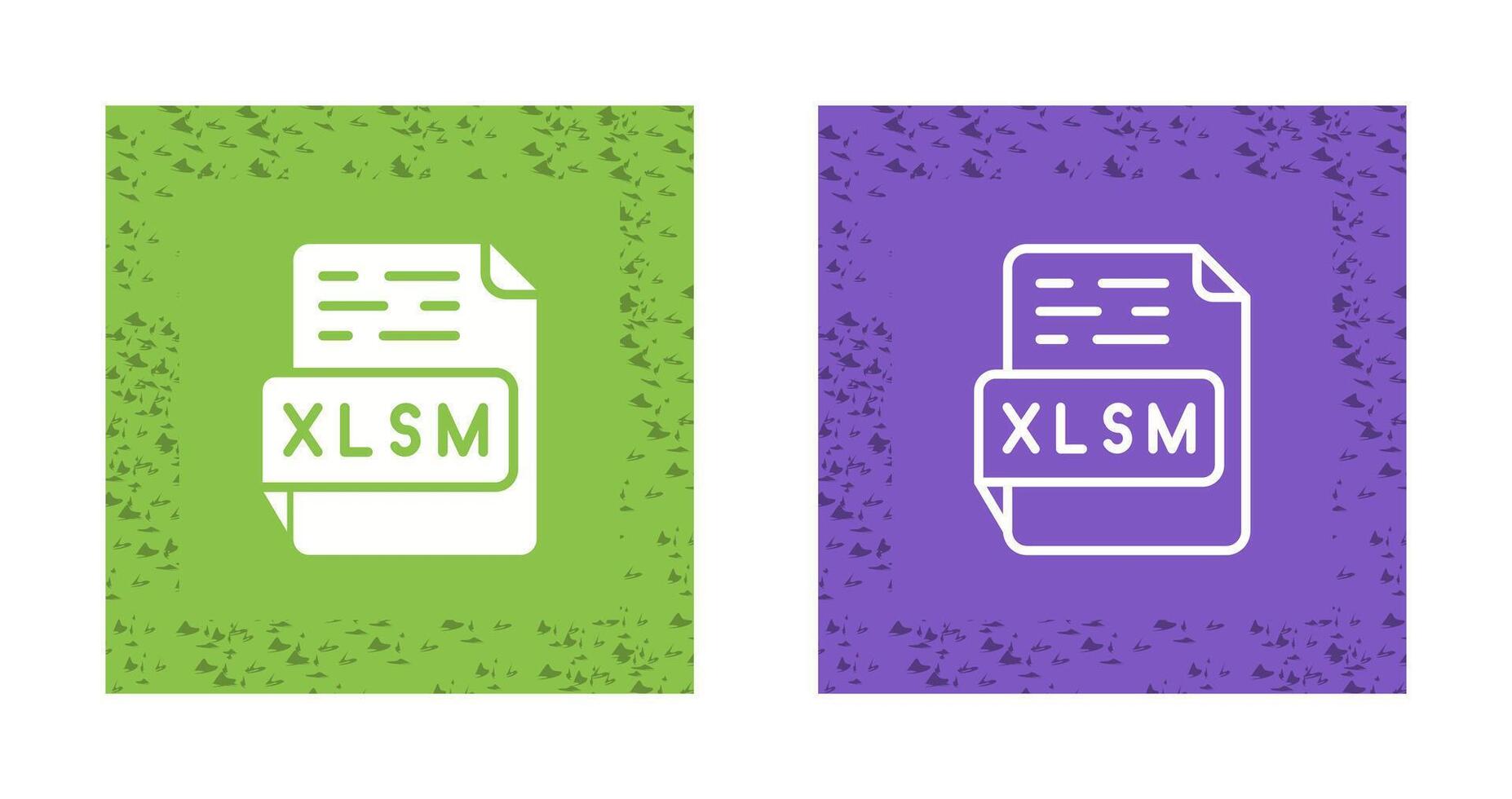 XLSM Vector Icon