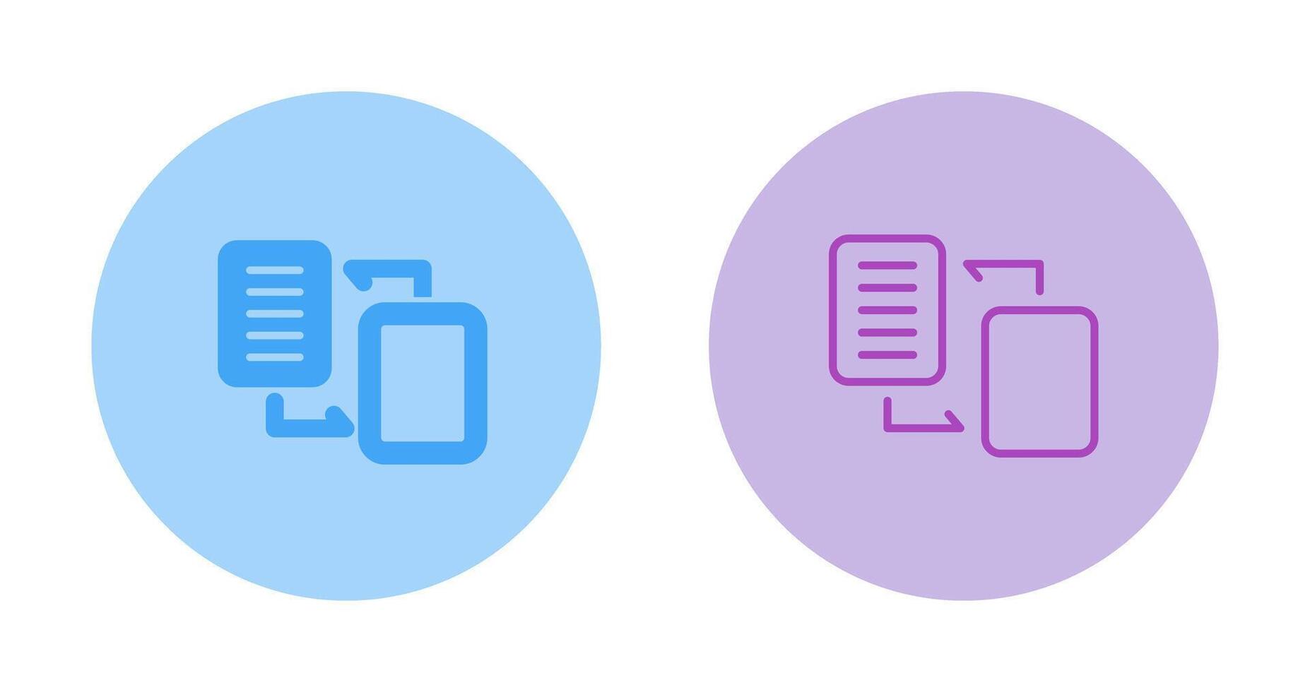 Document Migration Vector Icon