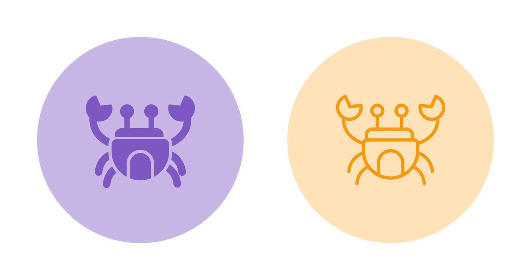 Crab Vector Icon