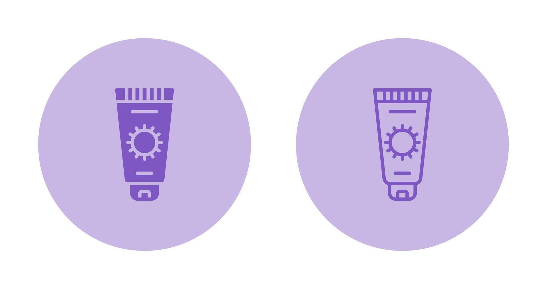 Sunscreen Vector Icon