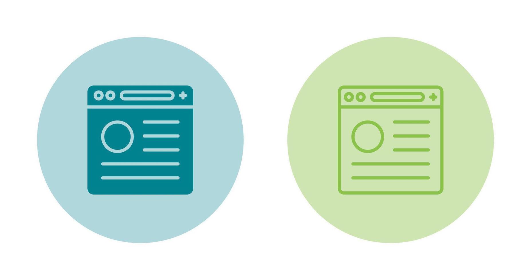 Browser Vector Icon