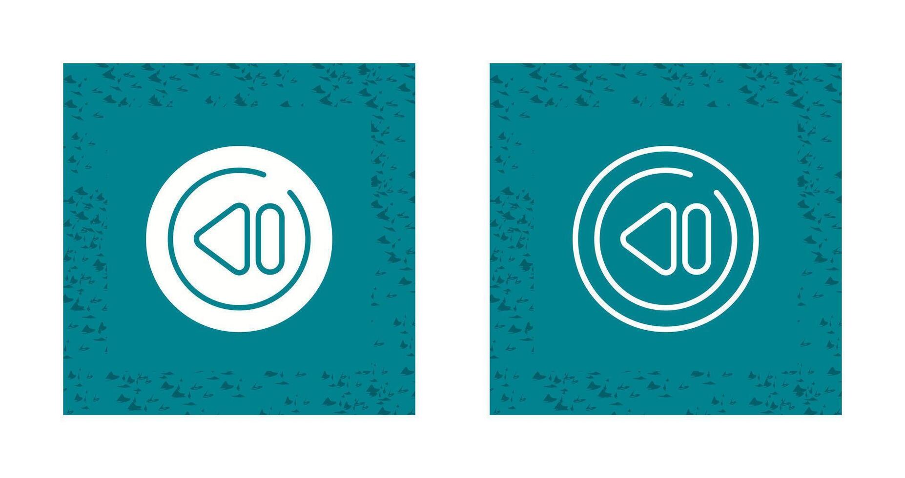 Previous Track Circle Vector Icon