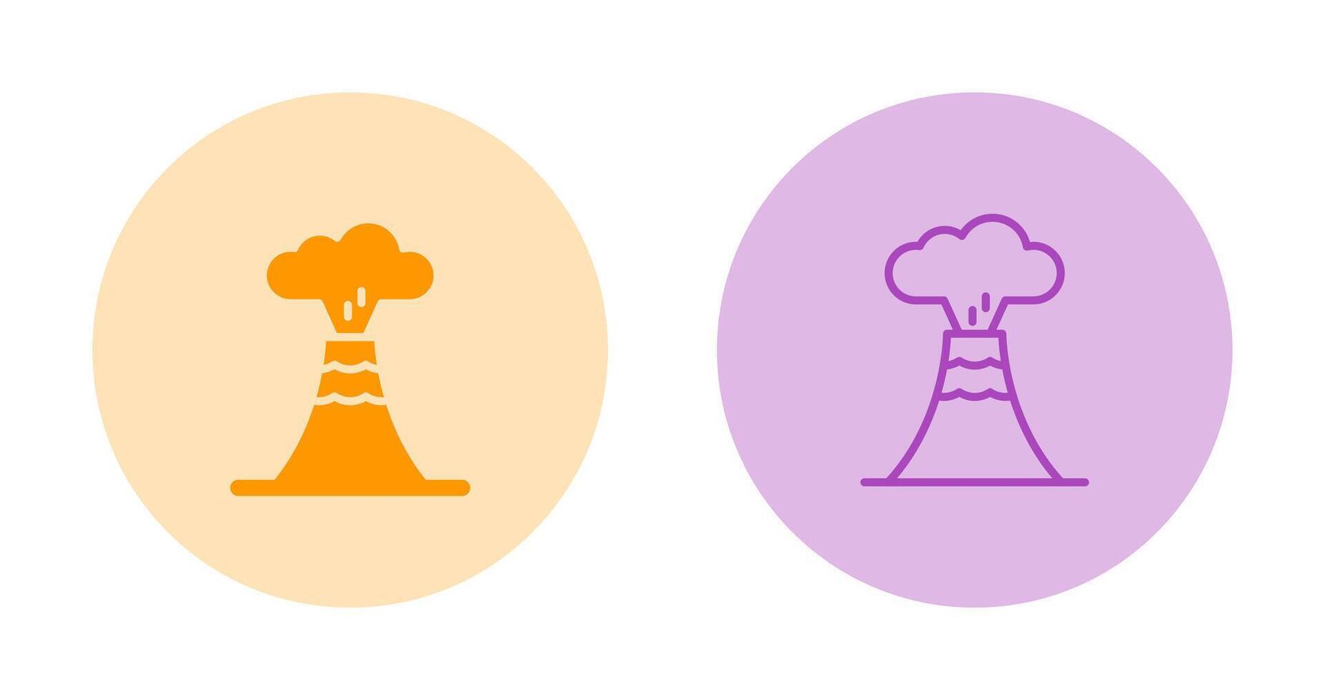 Volcano Vector Icon
