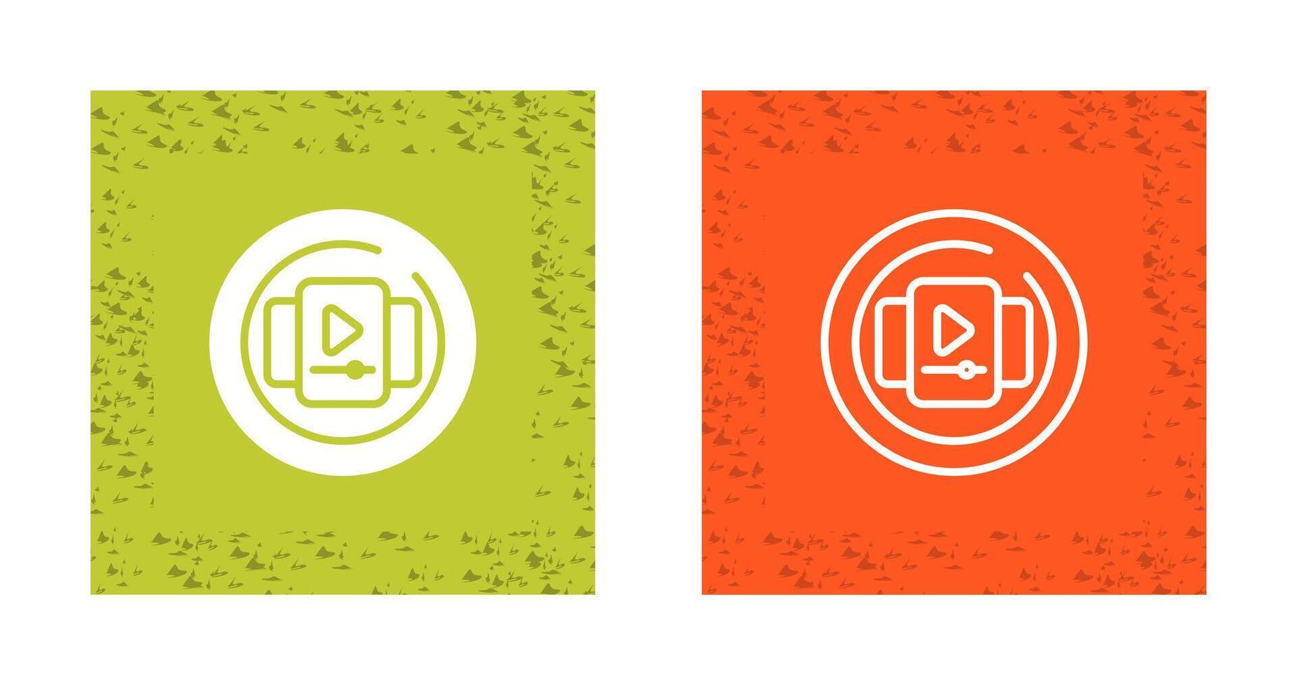 Video Gallery Circle Vector Icon