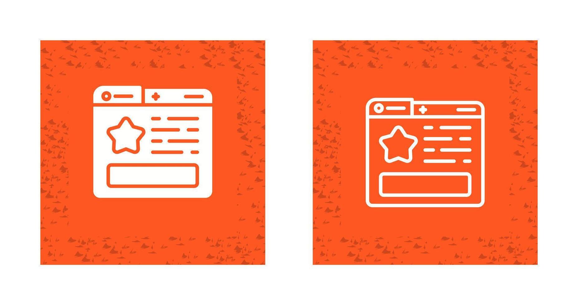 Favourite Page Vector Icon