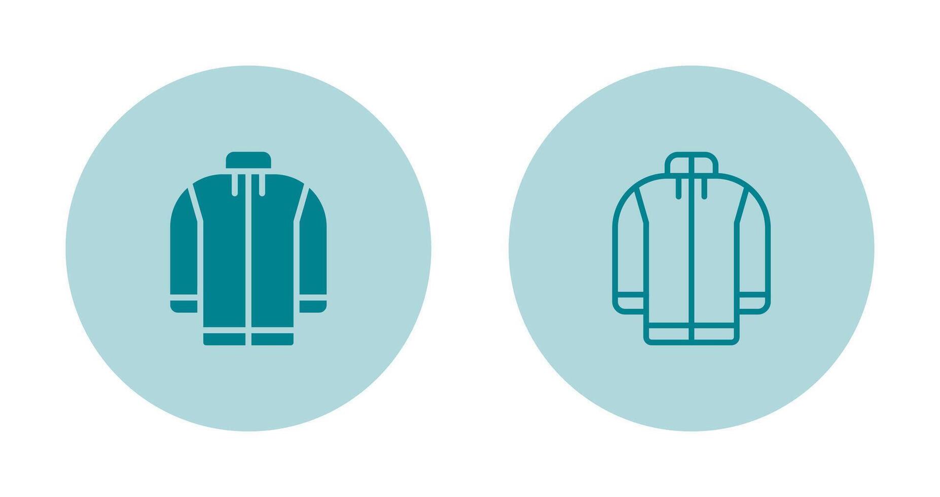 Fleece jacket Vector Icon