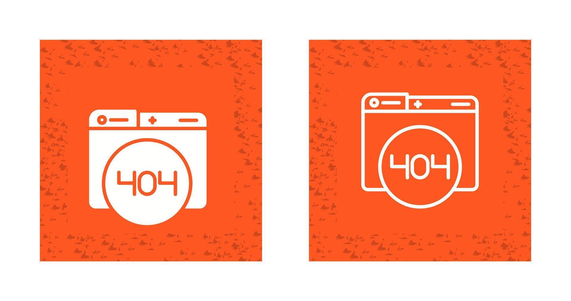 404 Error Vector Icon