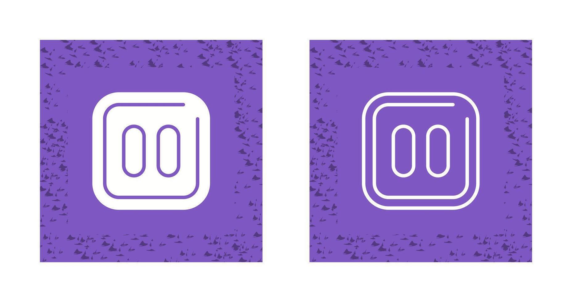 Pause Sqaure Vector Icon