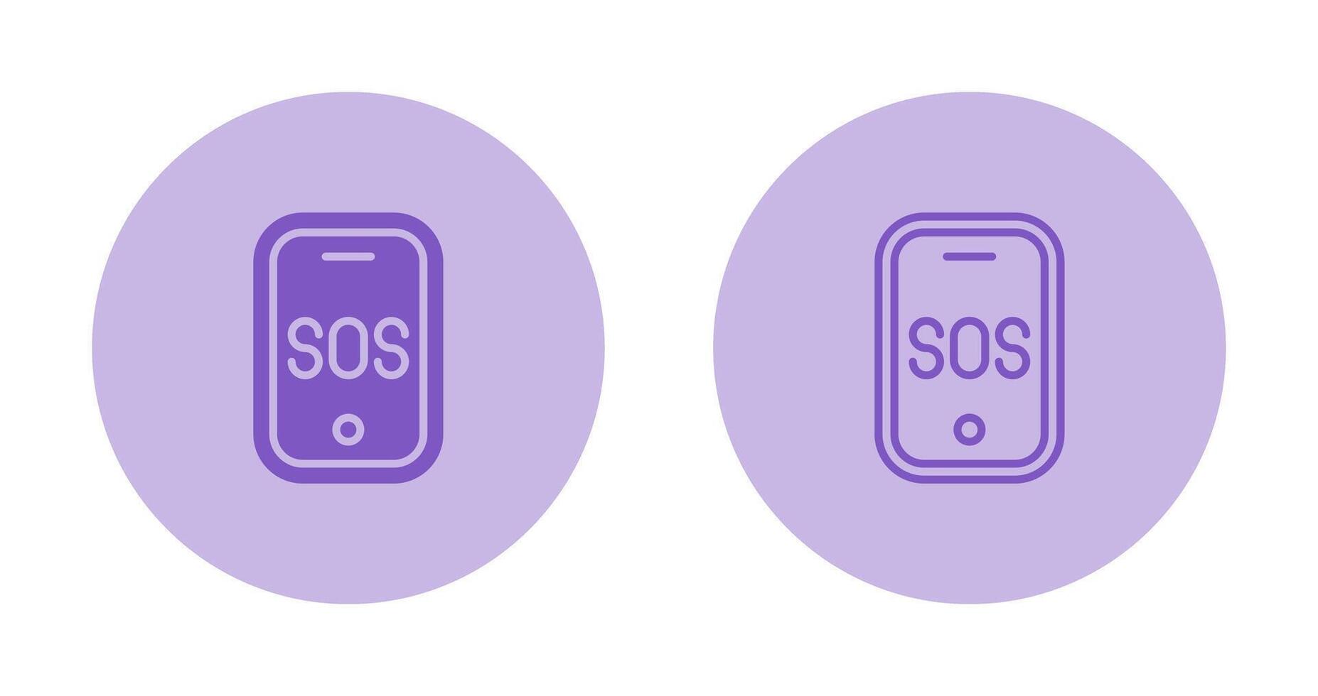 Emergency phone Vector Icon