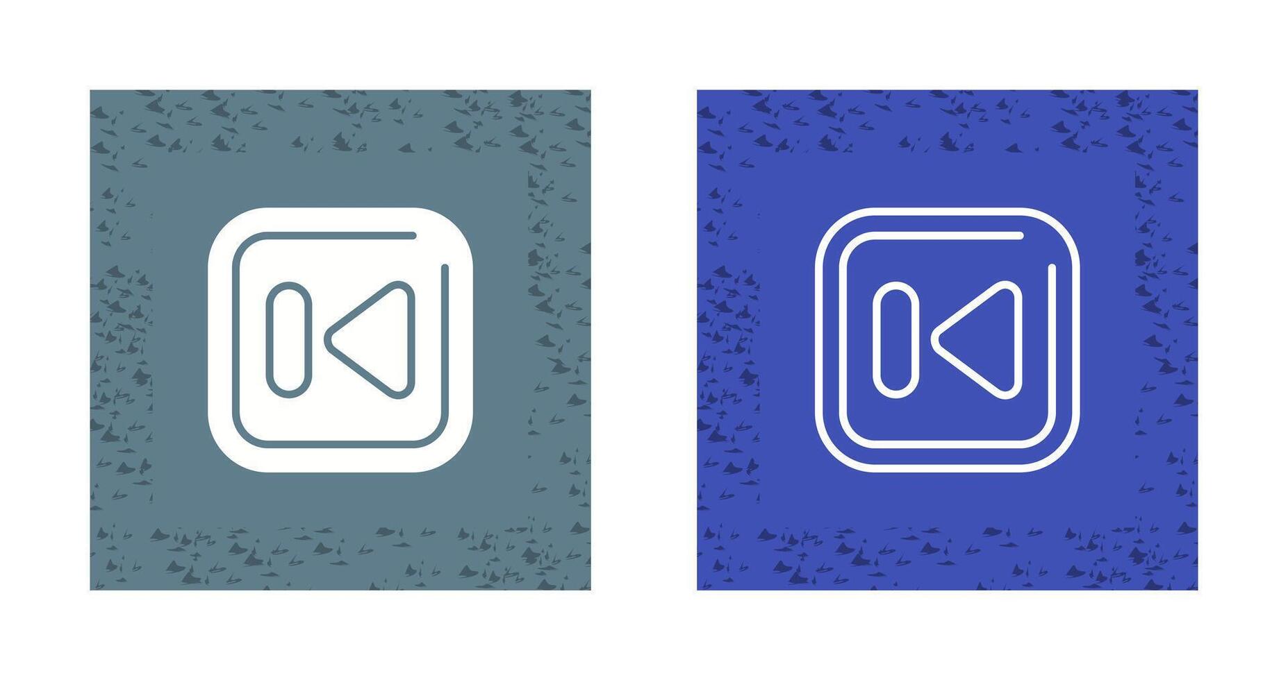 Previous Track Square Vector Icon