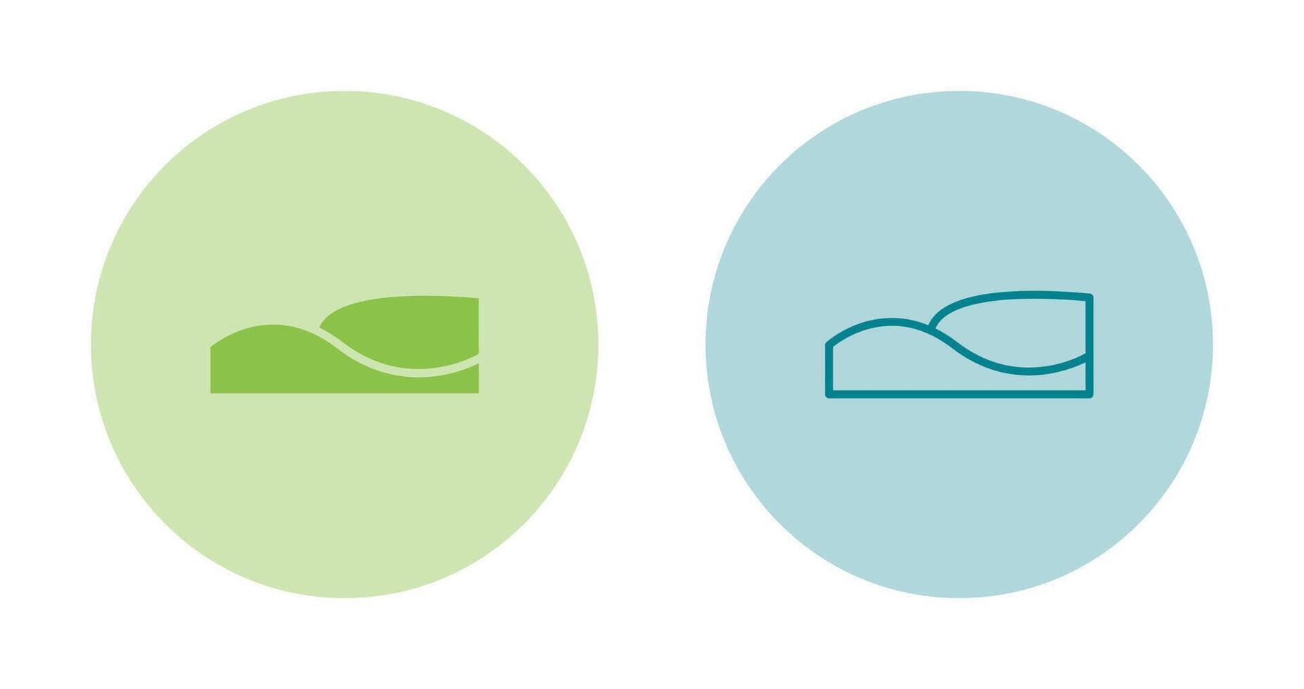Sand dunes Vector Icon