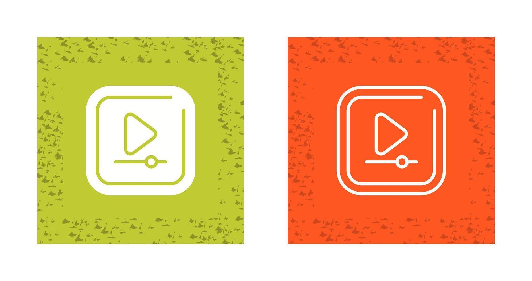 Video Play Square Vector Icon