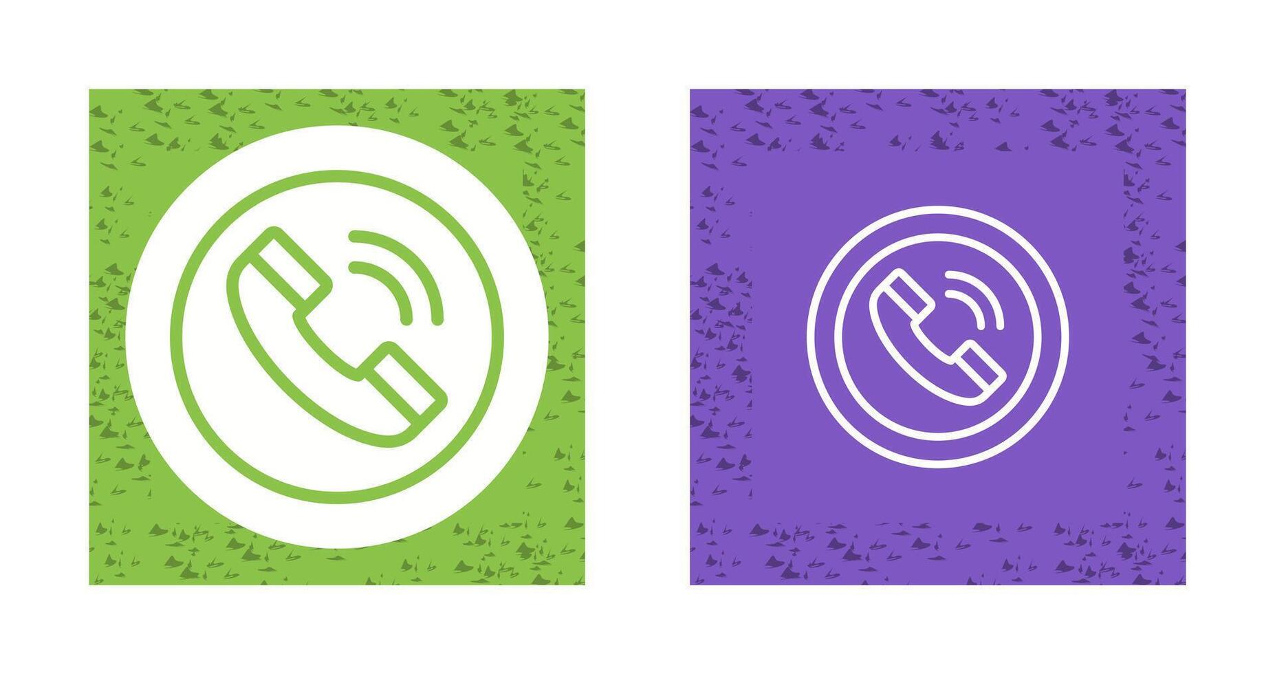 Circle Phone Vector Icon