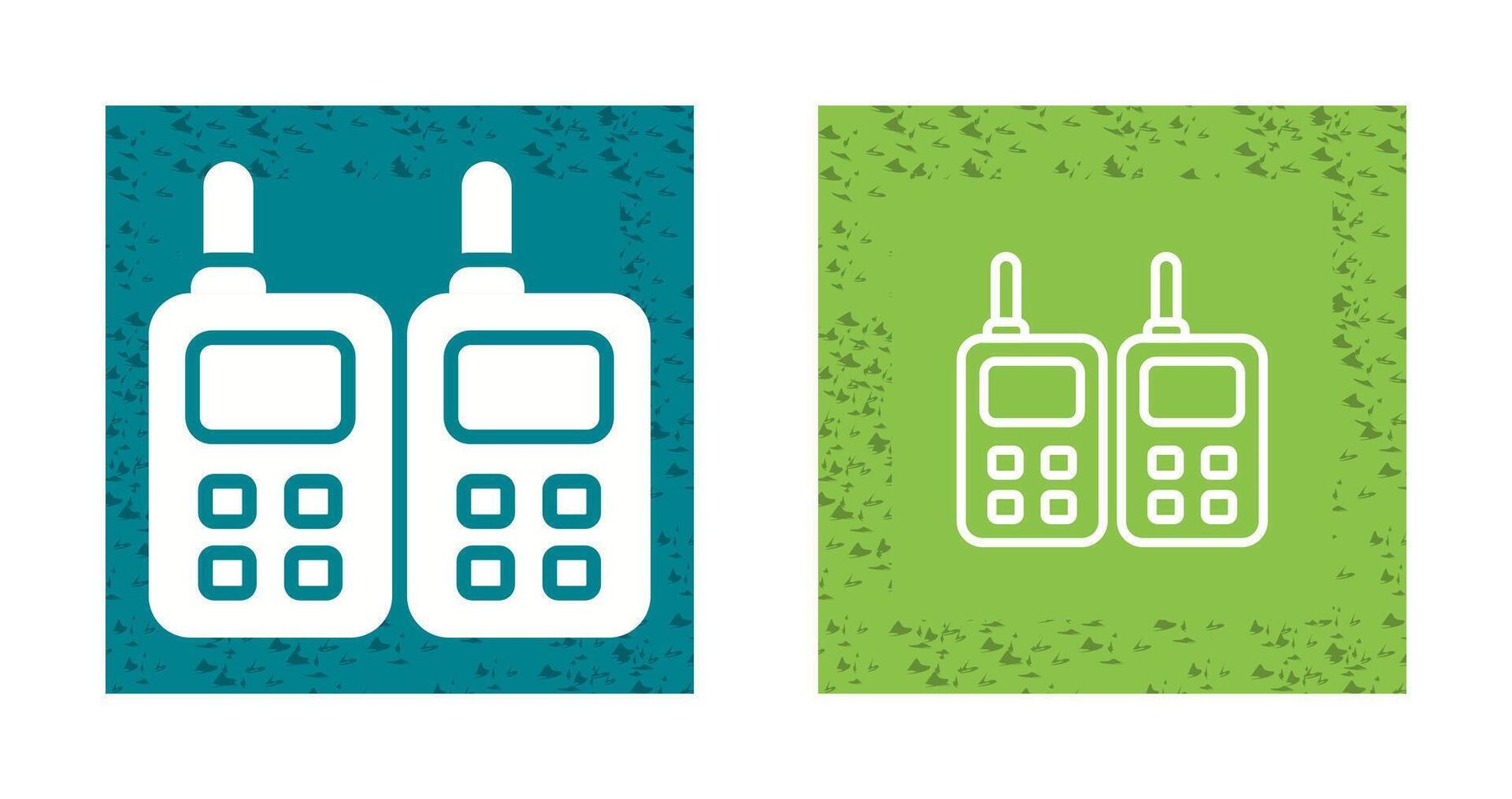 Two way Radio Vector Icon