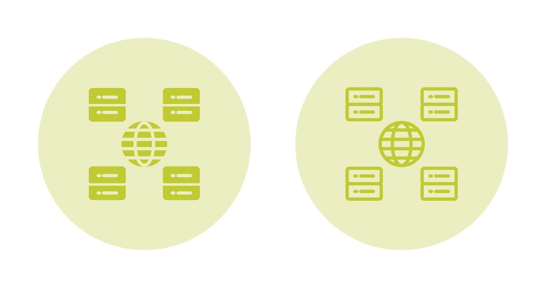 Content Delivery Network Vector Icon