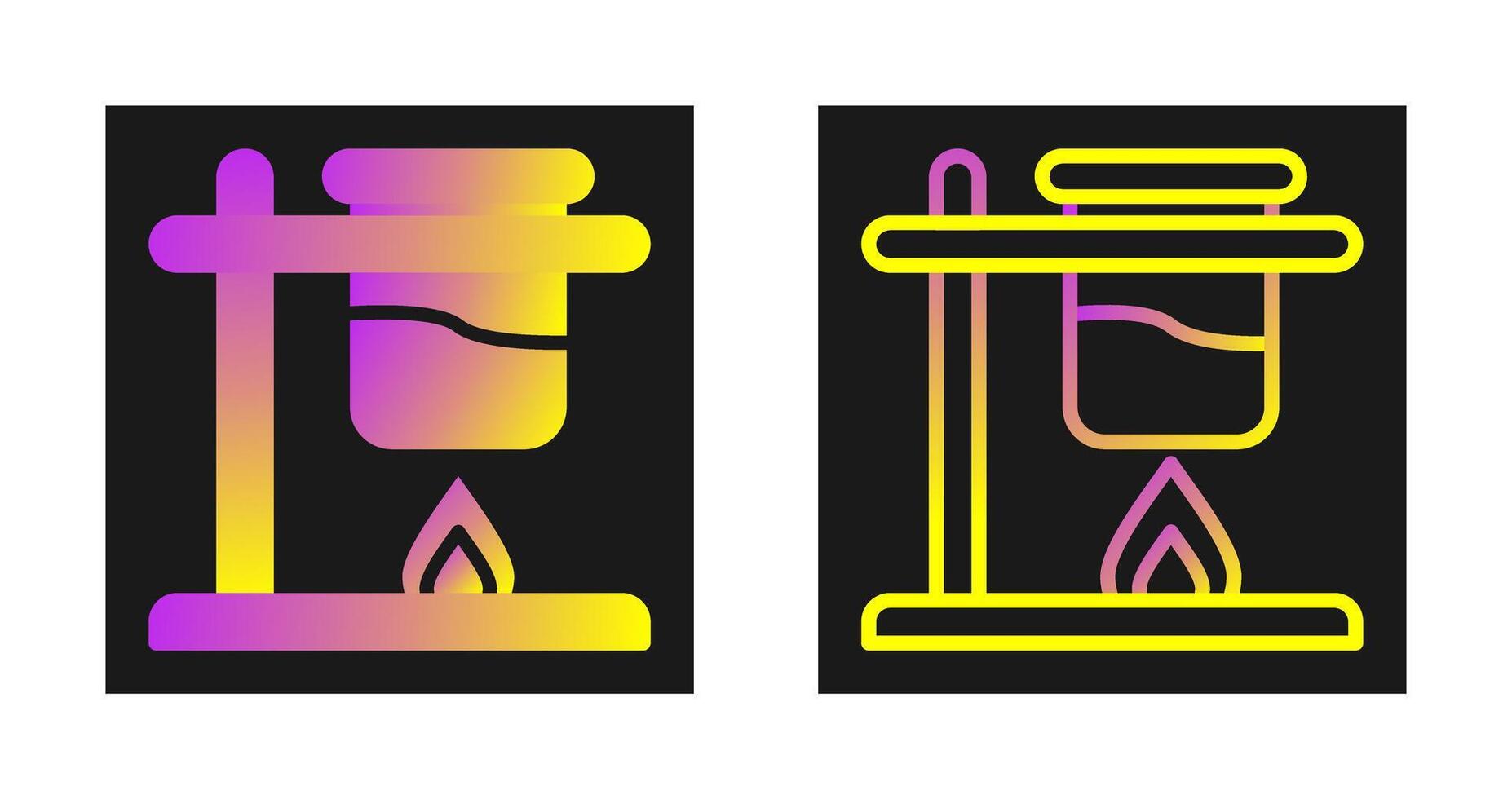 Bunsen Burner Vector Icon
