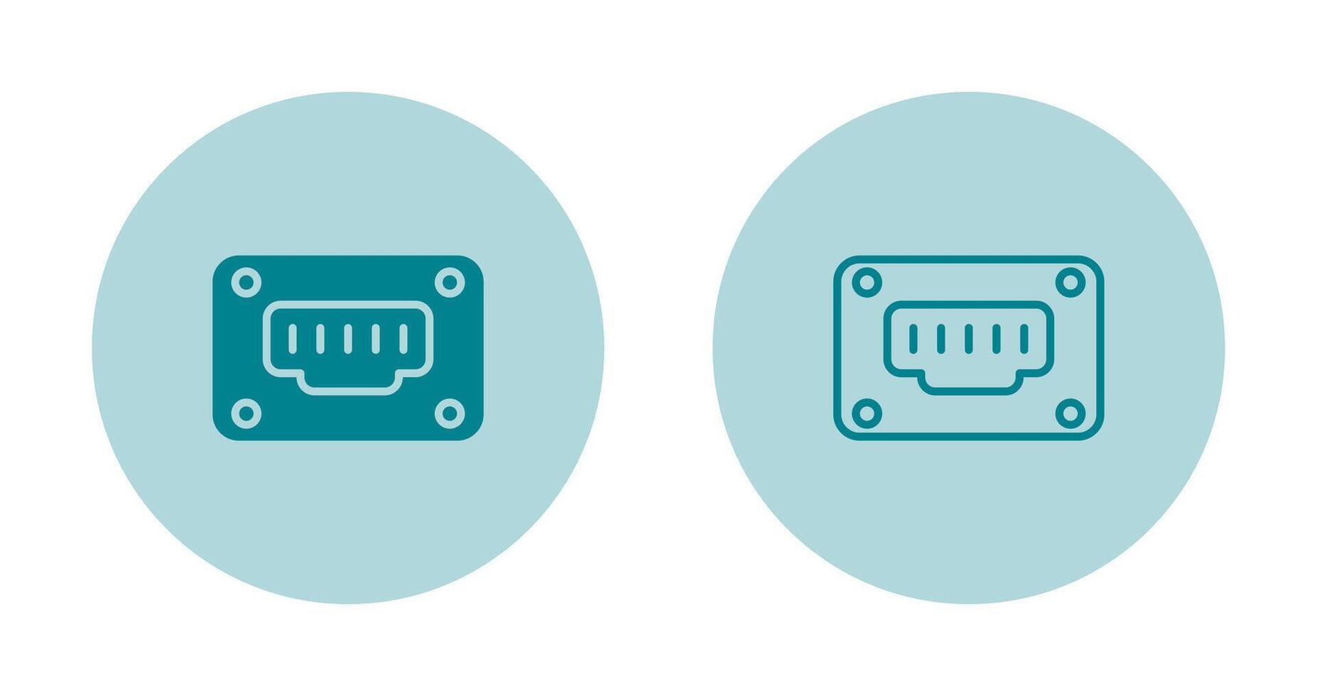 ethernet vector icono