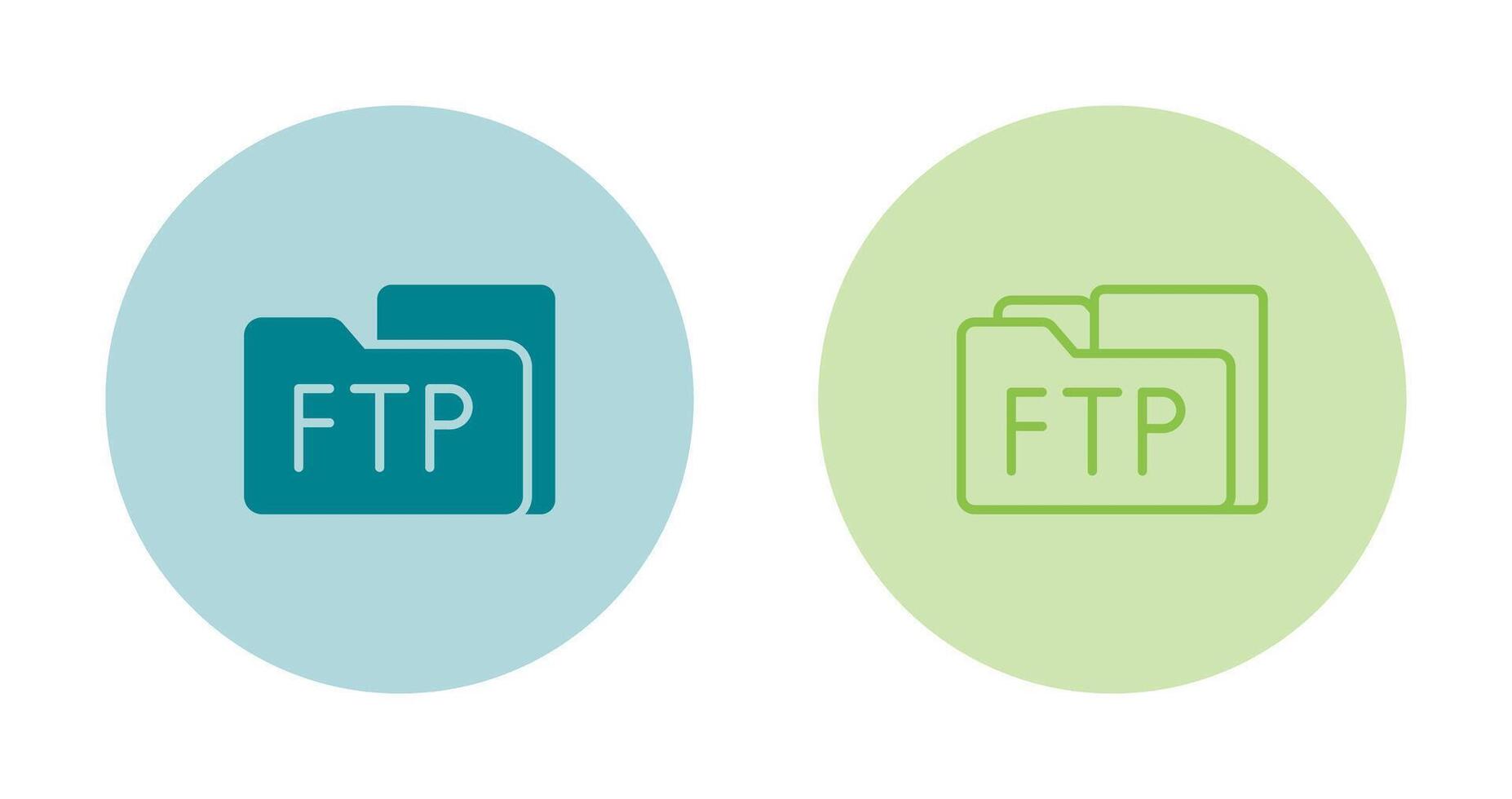 FTP Access Vector Icon