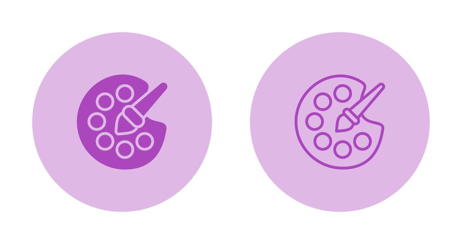 Artist Palette Vector Icon