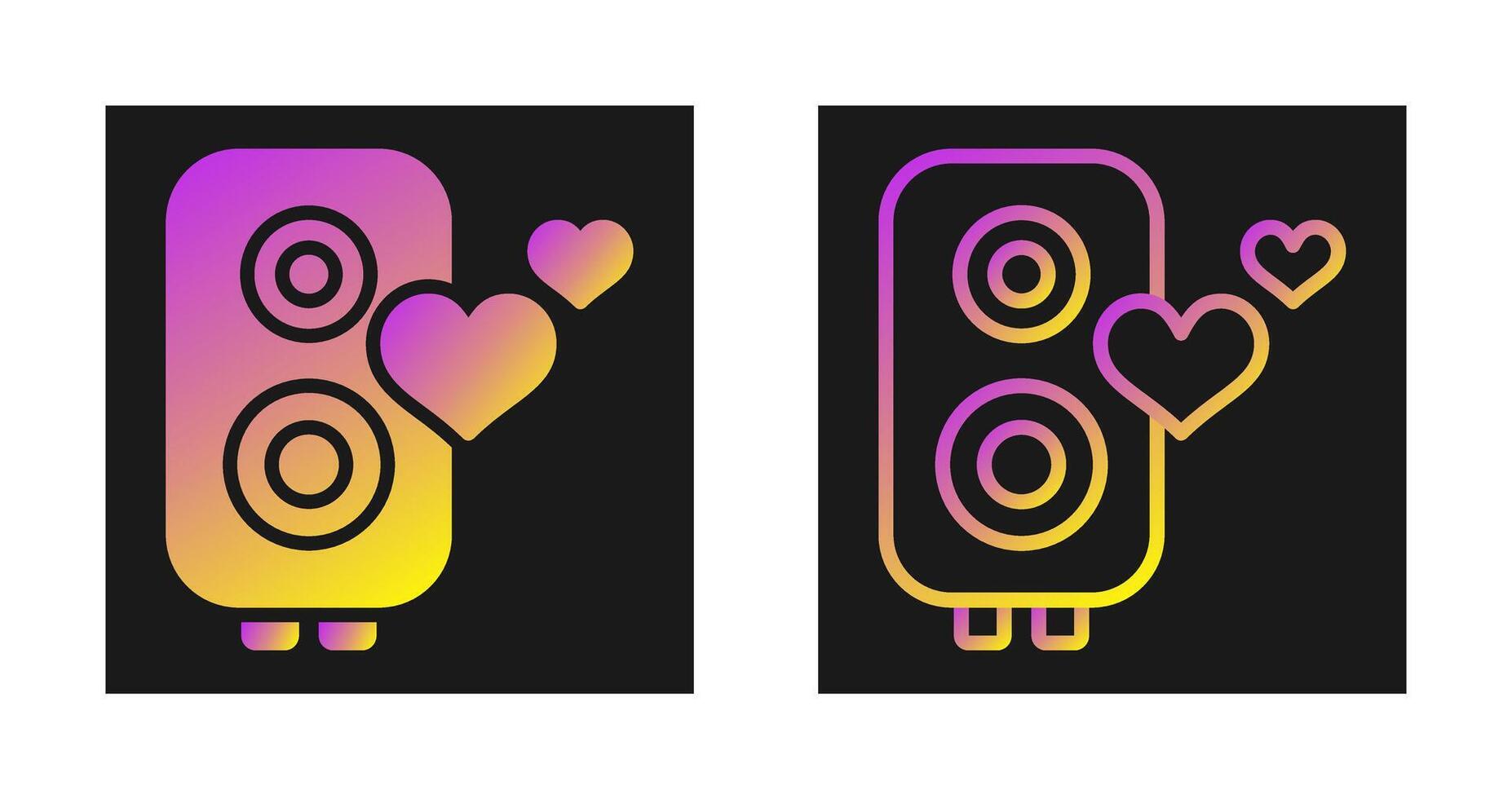 Love Music Vector Icon