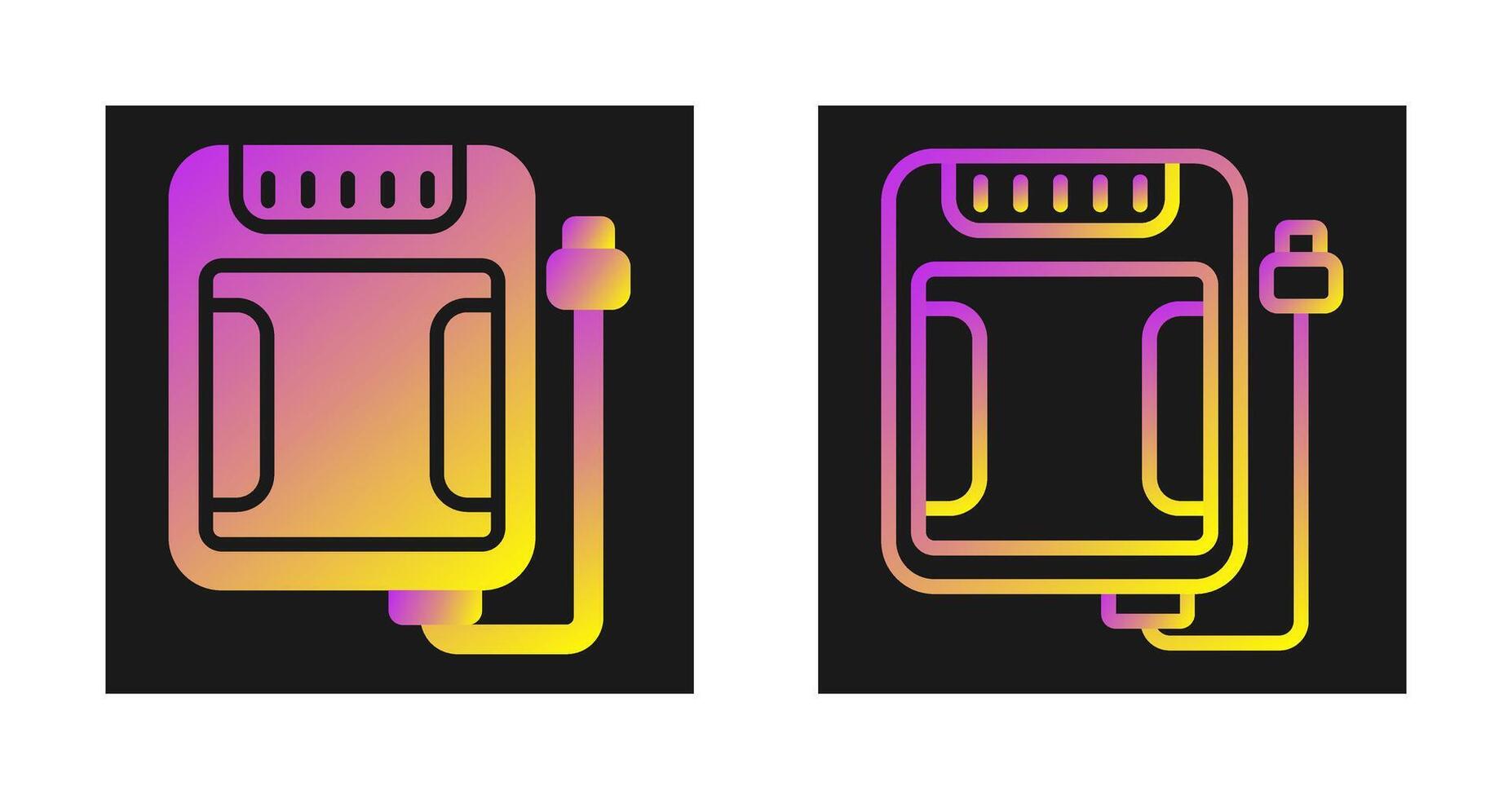 SSD Storage Vector Icon