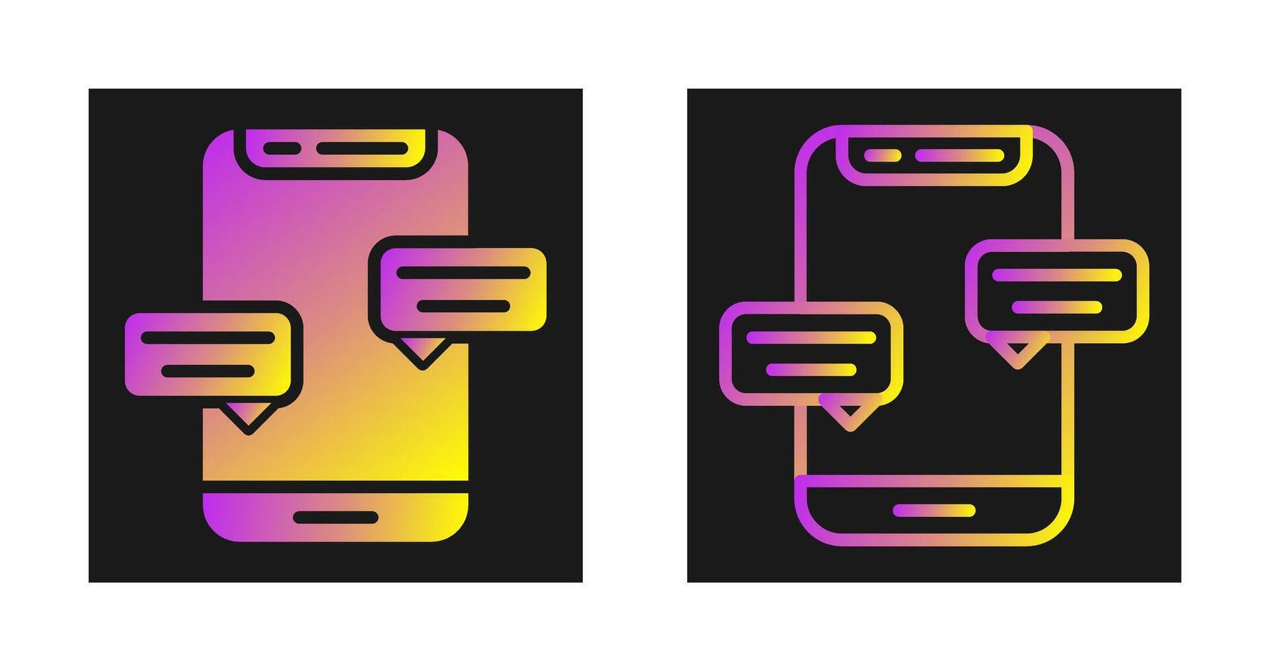 Couple's massage Vector Icon