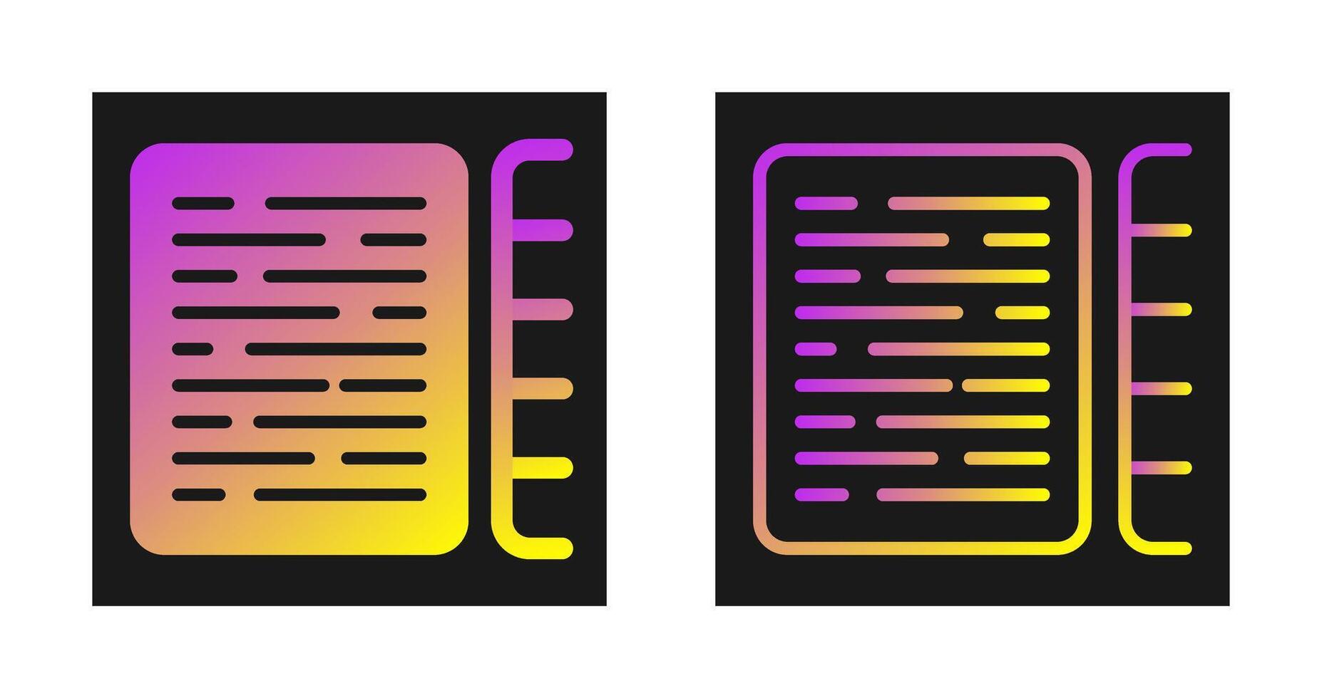 Document Indexing Vector Icon