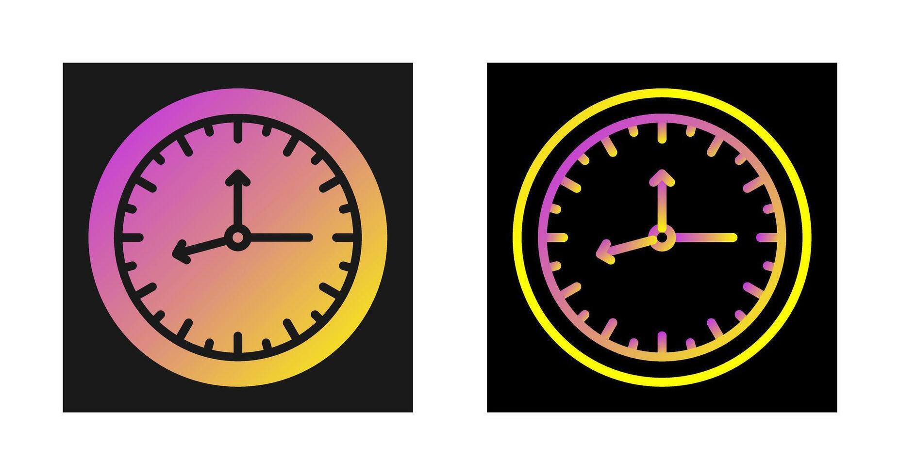 icono de vector de reloj