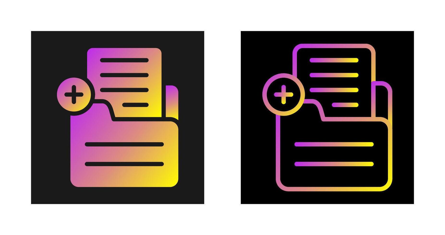 Document Add Vector Icon