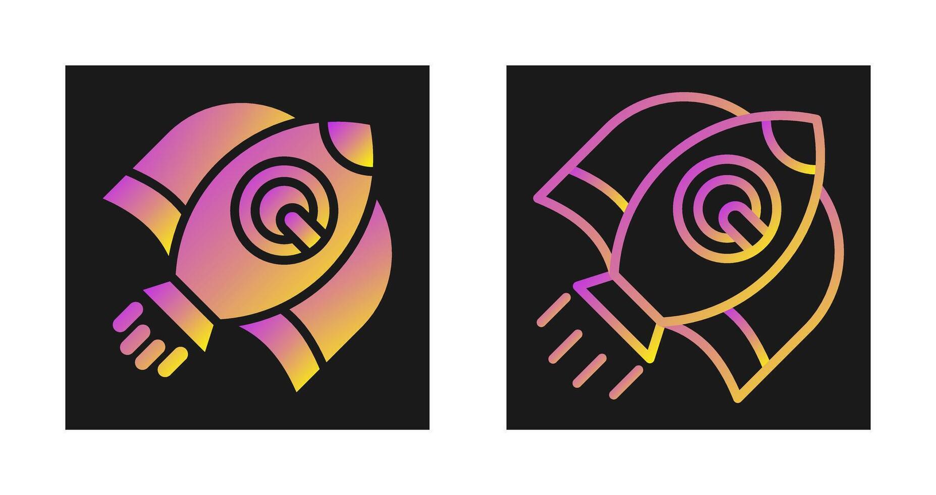 Rocket Ship Vector Icon