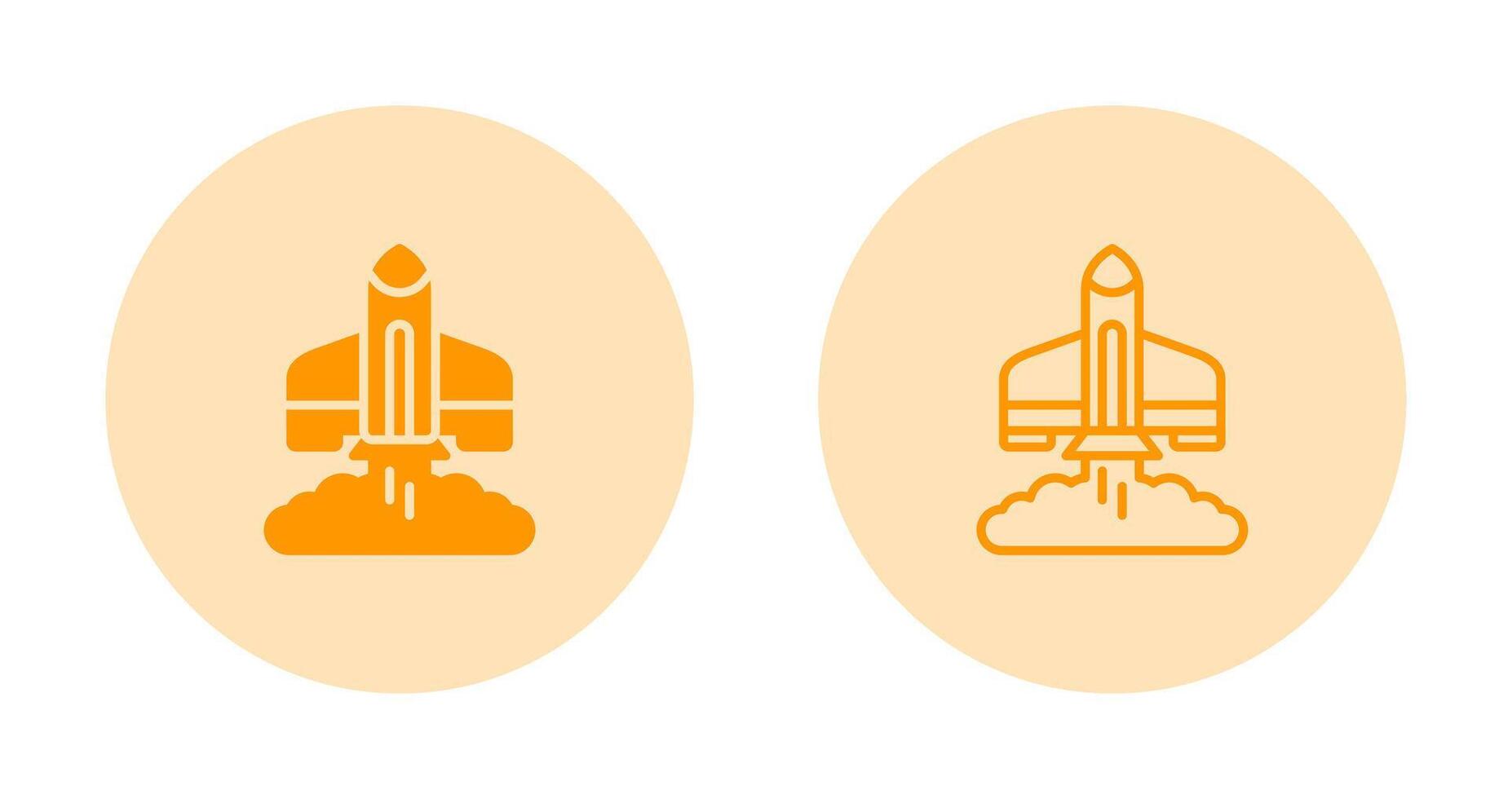 Rocket Launch Vector Icon