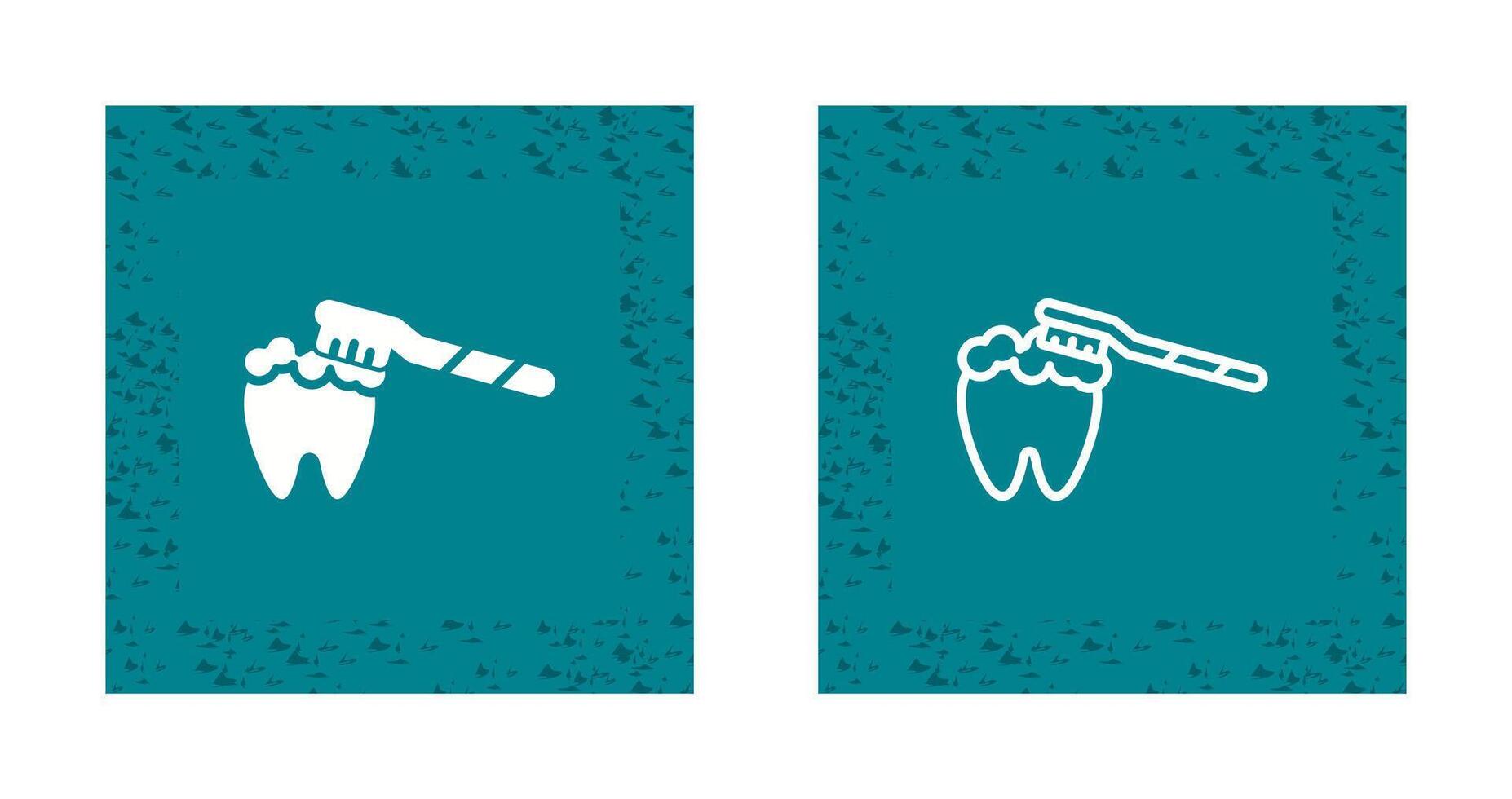 cepillado dientes vector icono