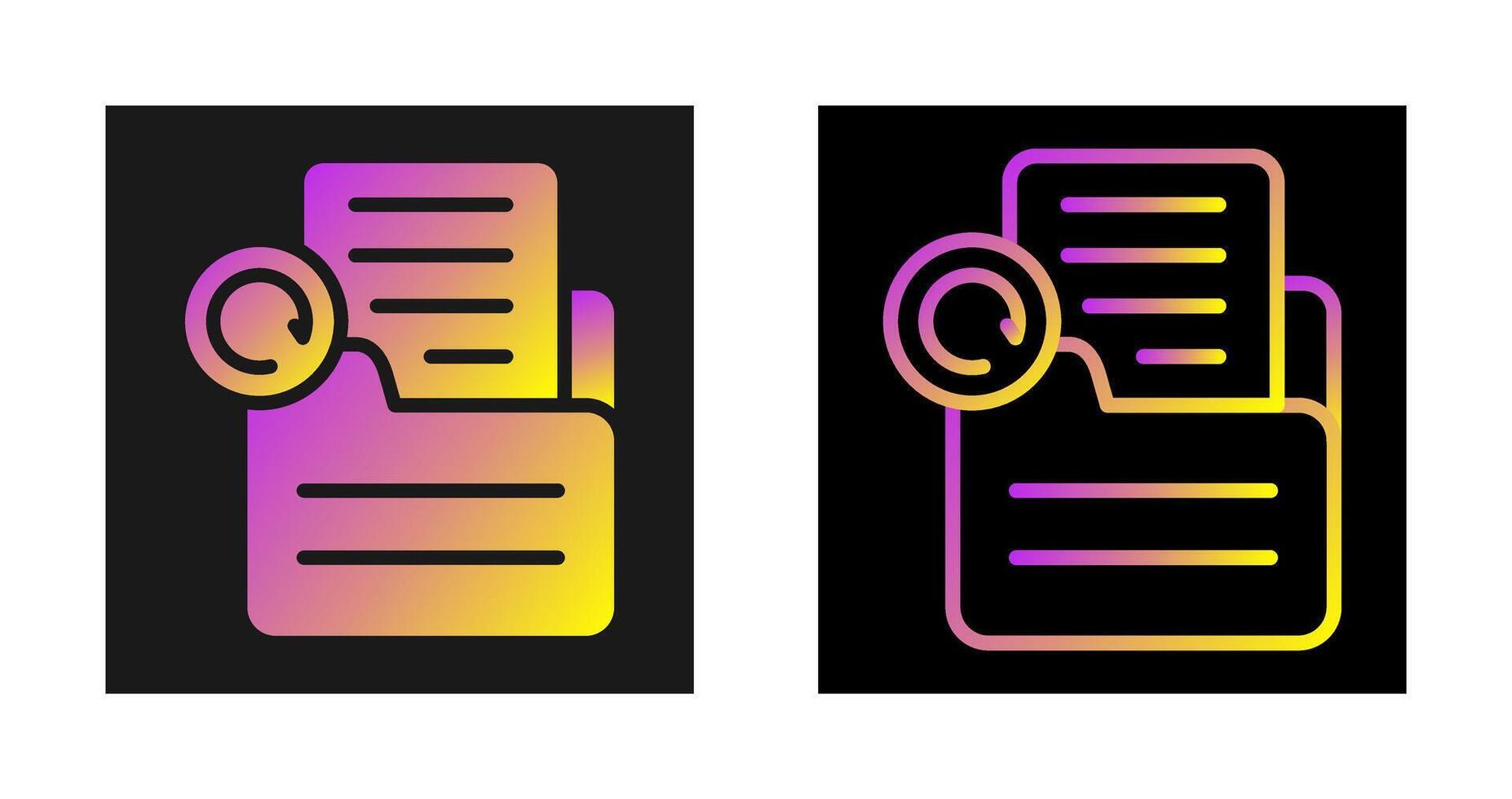 Document Redo Vector Icon