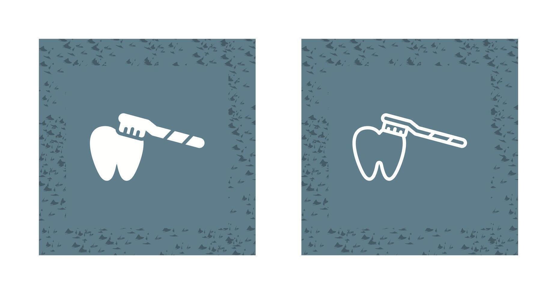 cepillado dientes vector icono