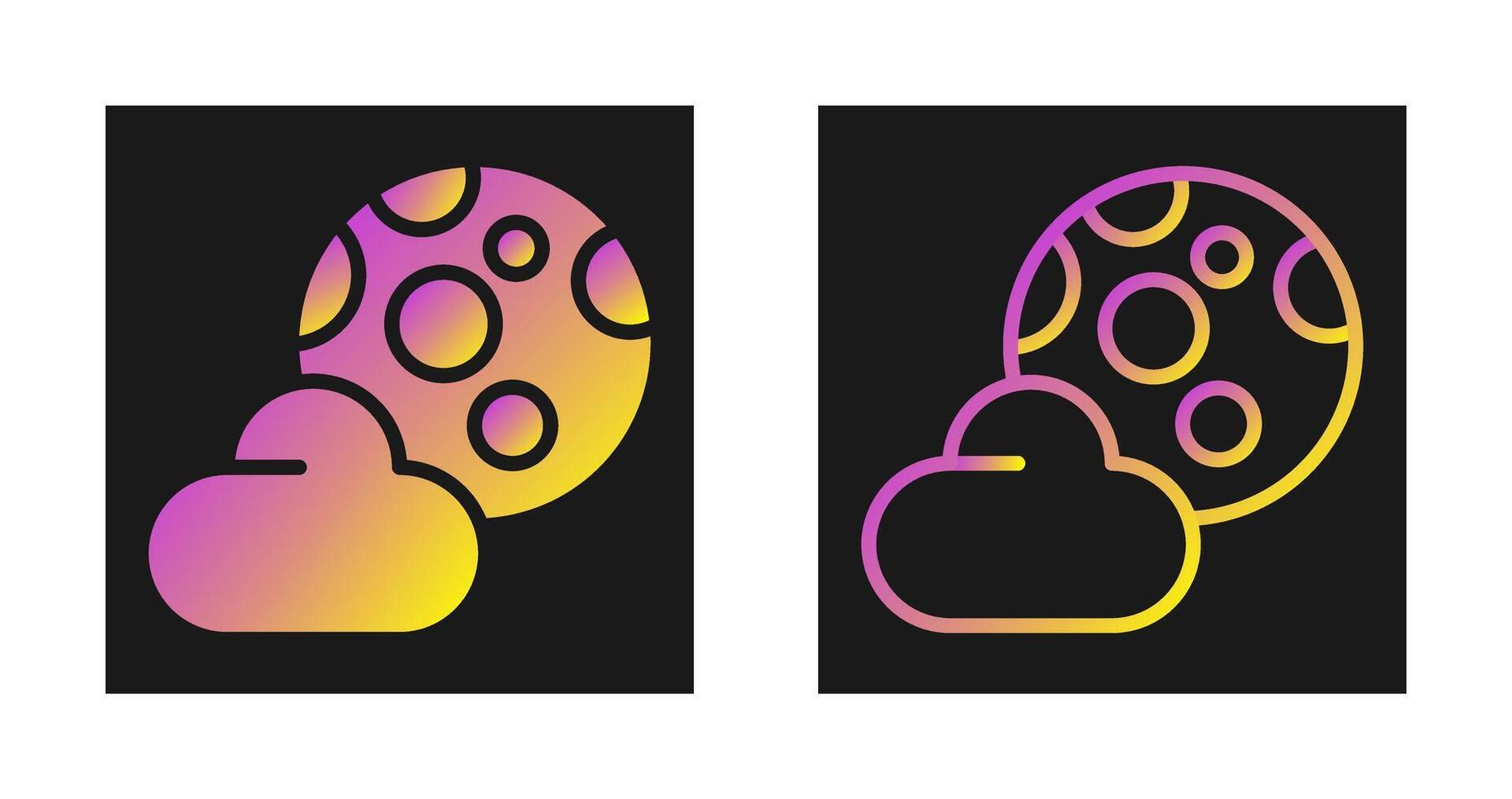 Moon Vector Icon