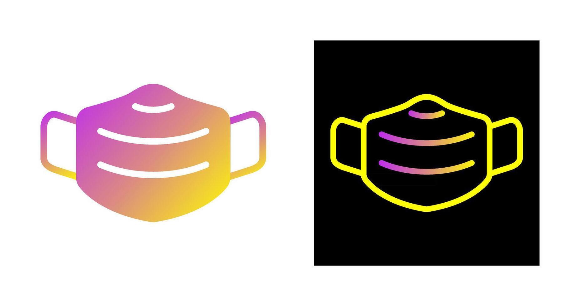 N95 mask Vector Icon