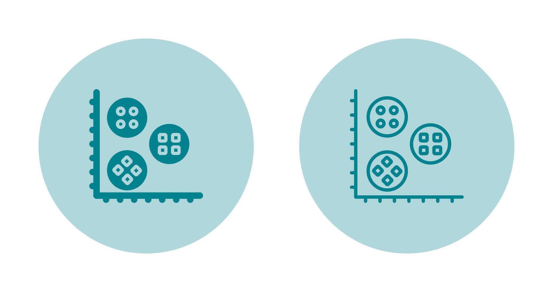 Cluster Analysis Vector Icon