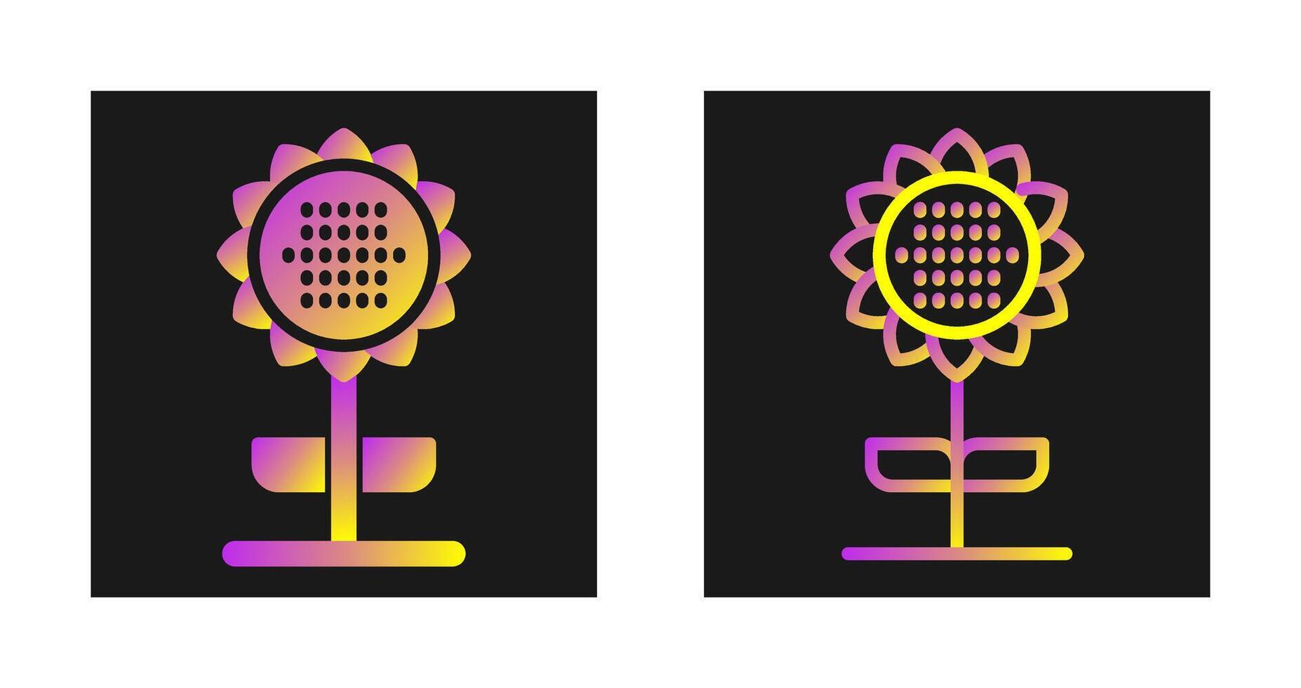 Sunflower Vector Icon